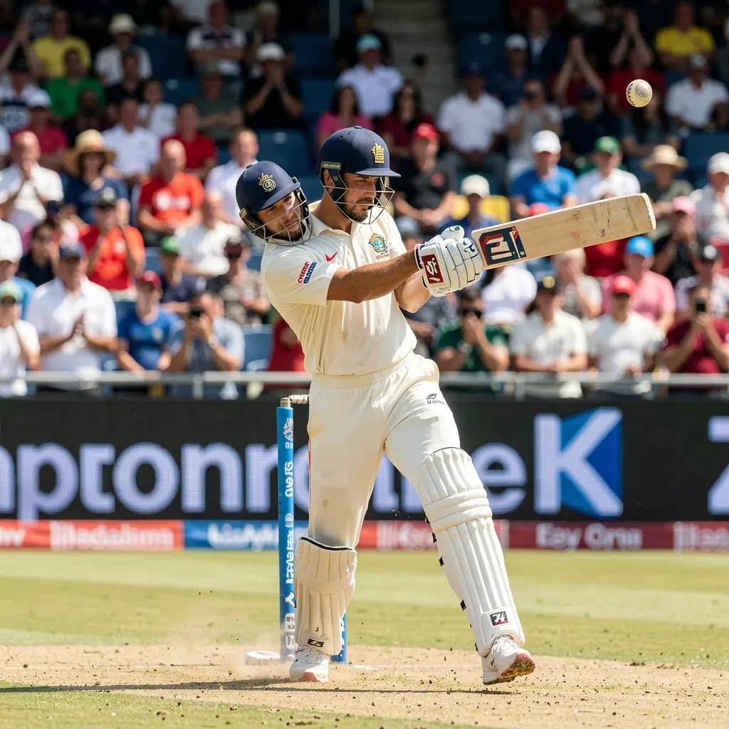 6NNN Bet – Experience the thrill of live cricket betting in Bangladesh Dynamic cricket moment with a batsman playing a powerful shot in front of cheering fans capturing the thrill of live cricket betting with 6NNN in Bangladesh